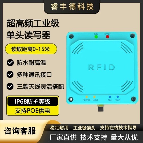 超高频工业级单口读头RFD-A900